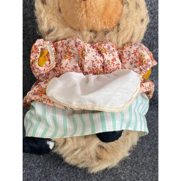 VTG Eden Toys Hedgehog Beatrix Potter Mrs Tiggy Winkle Stuffed Plush Animal - Picture 3 of 10